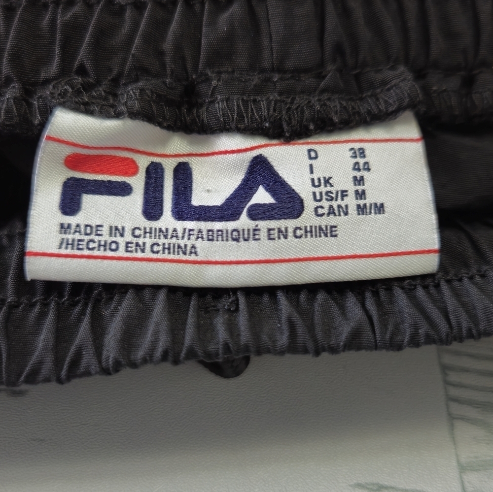 Fila Black Sports Mini Skirt Size Medium Has Pockets - Picture 8 of 11